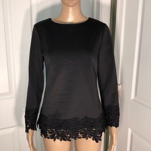 Isaac Mizrahi Live Black Top XS